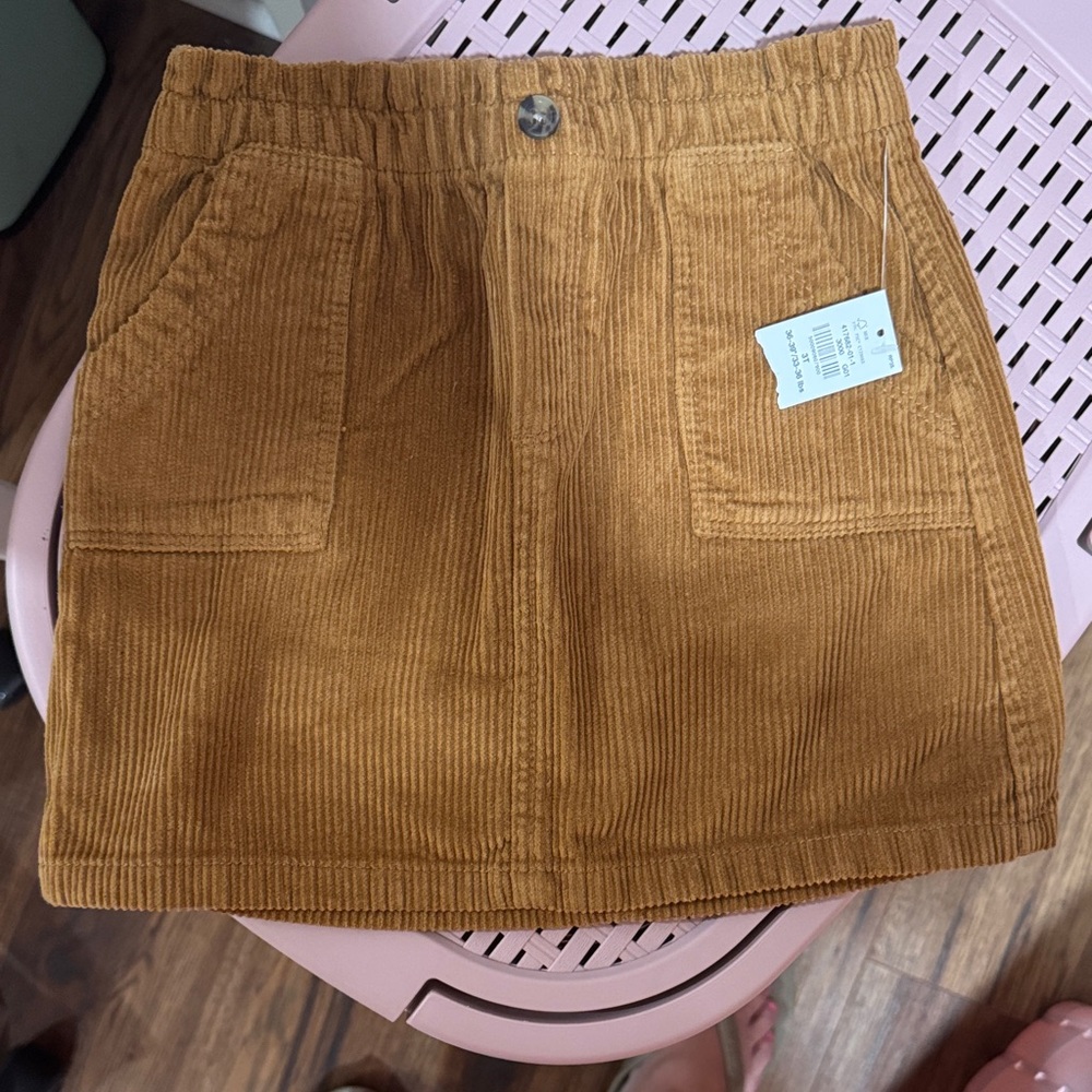 3T Old Navy Tan Corduroy Skirt